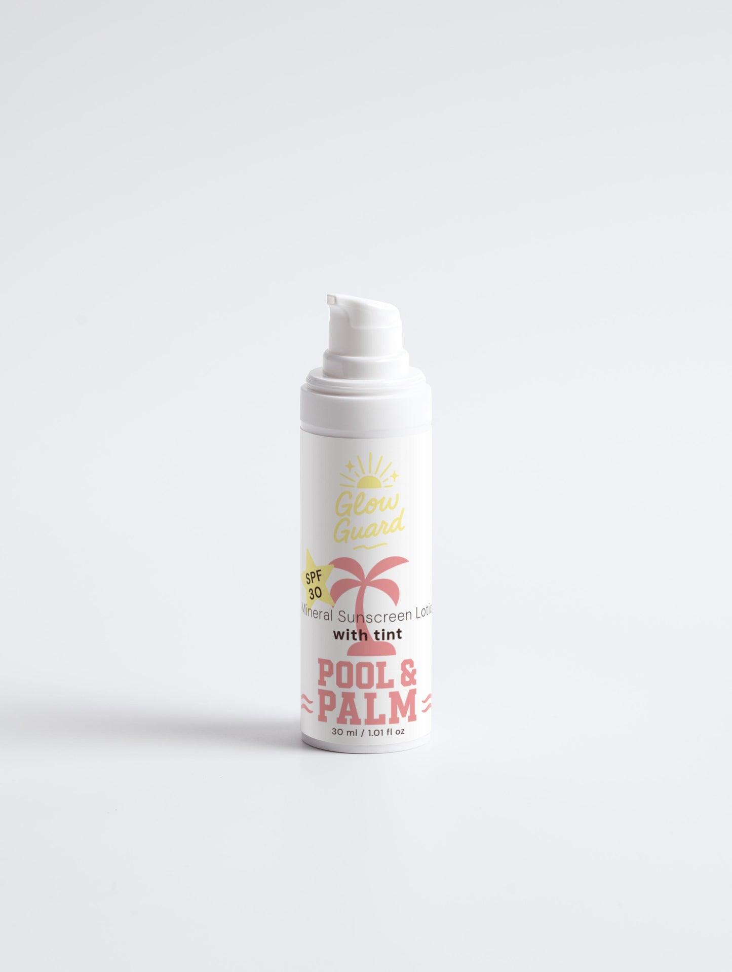 GLOW GUARD LOTION: Sunscreen SPF30, with tint (30ml)